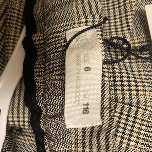 Zara Kids Plaid Pants Size 6 - Picture 4 of 5